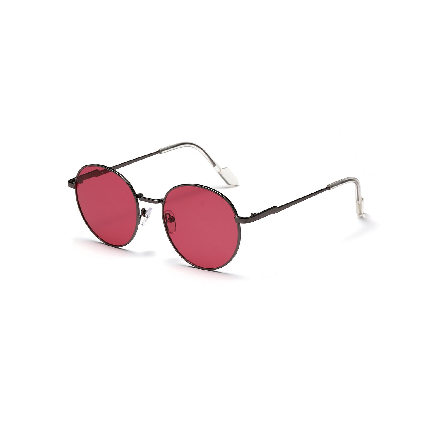 Damen runde Sonnenbrille mit luxuriösem Metallrahmen und UV-Schutz Brehn