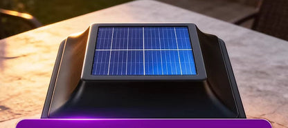 Solarbetriebene dekorative Gartenleuchte Brehn