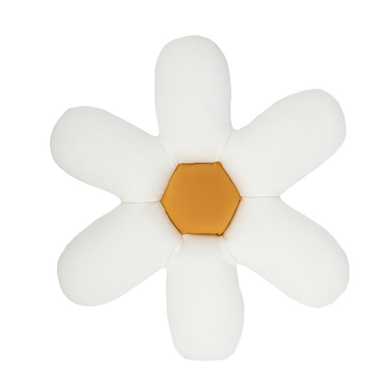 Quadratischer dekorativer Kissenbezug mit handtuftetem Blumen‑Tufting Brehn