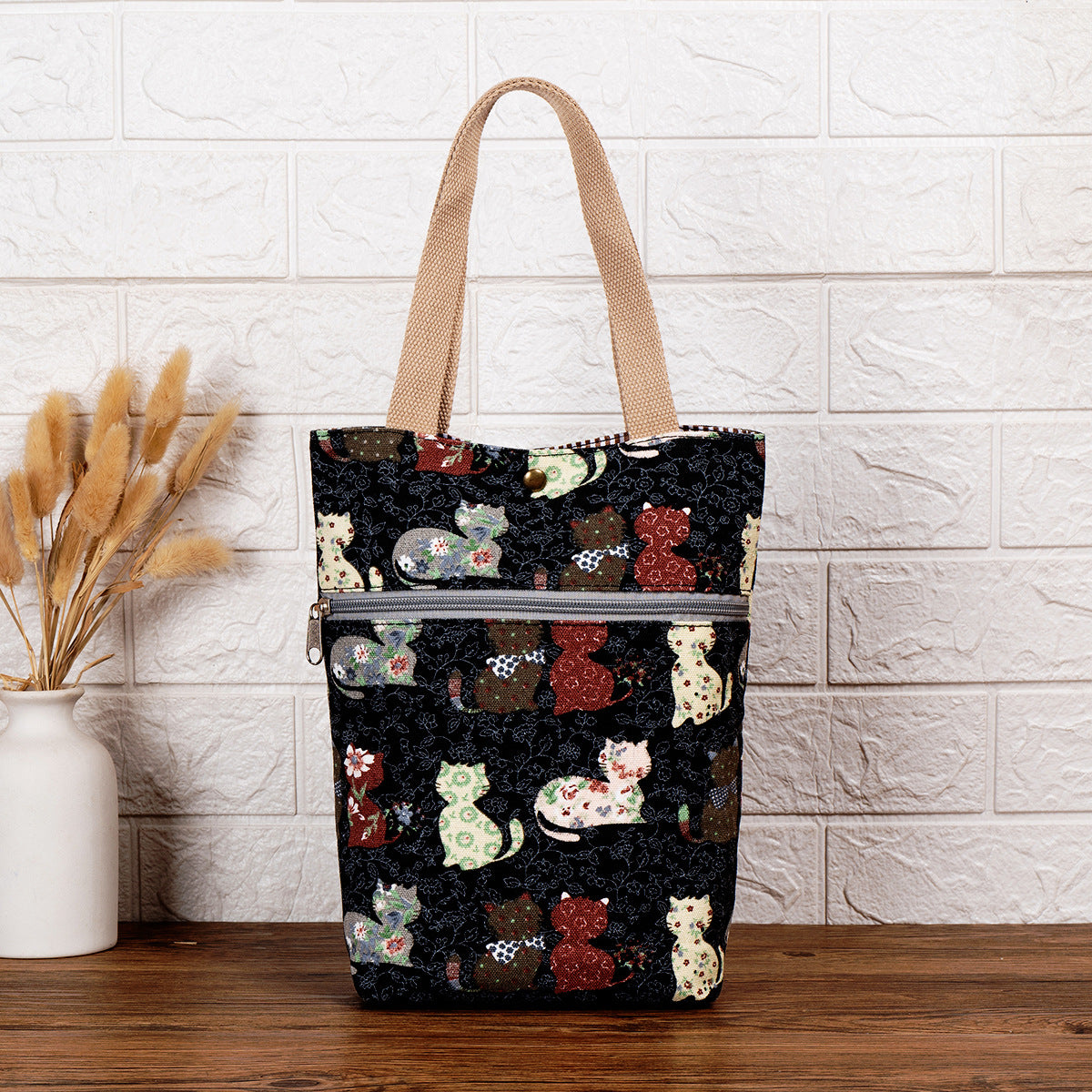 Katzenmotiv isolierte Lunch-Tasche Brehn