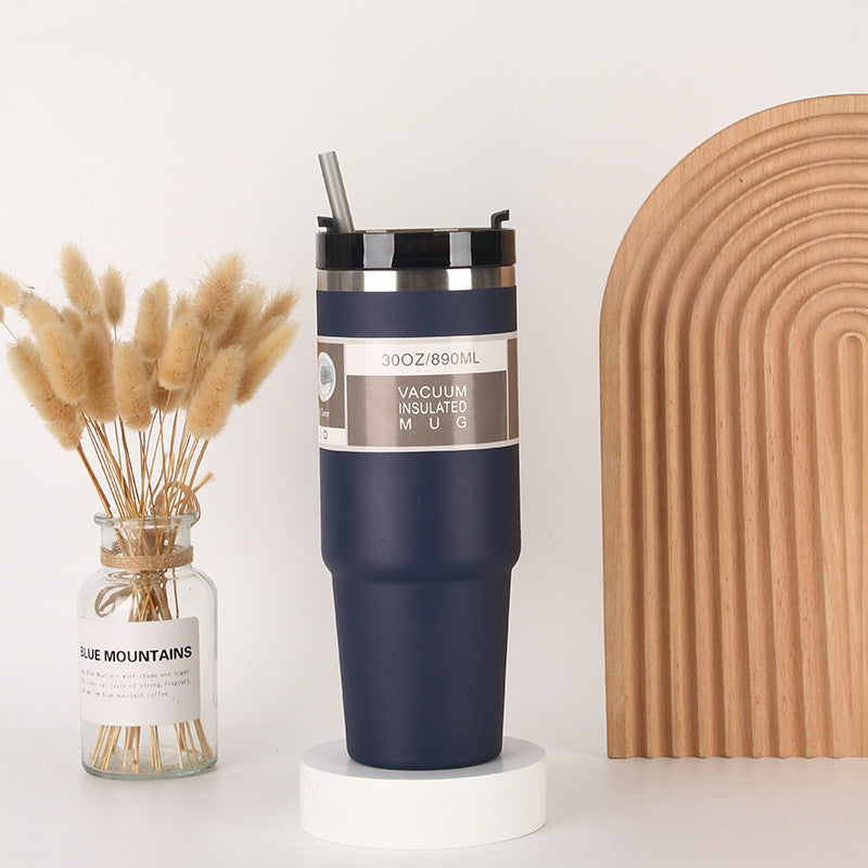 Unisex Isolierter Trinkbecher mit integriertem Strohhalm Brehn