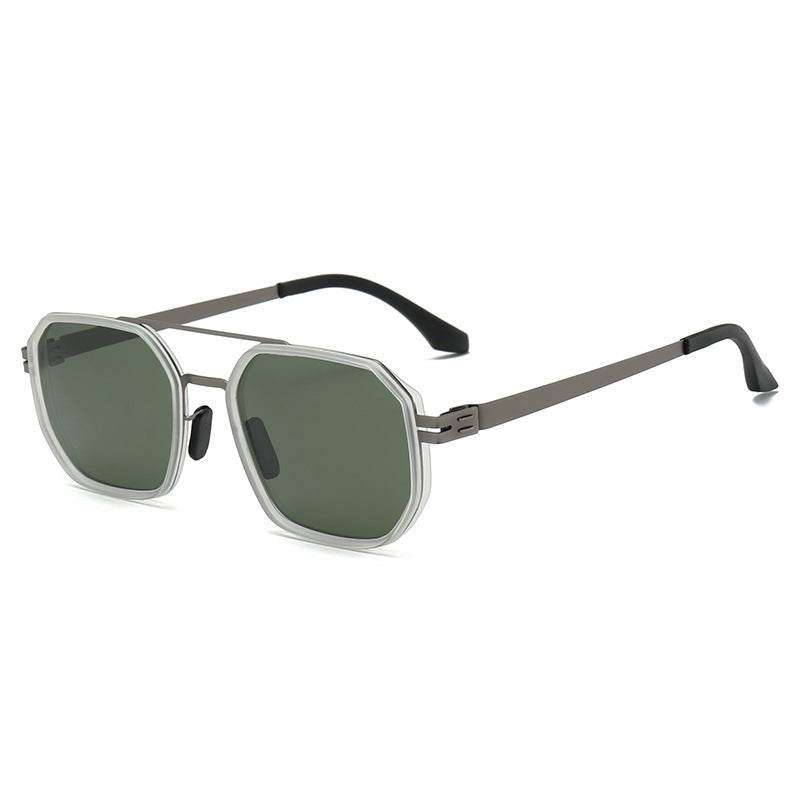 Damen Elegante Achtkantige Sonnenbrille Brehn