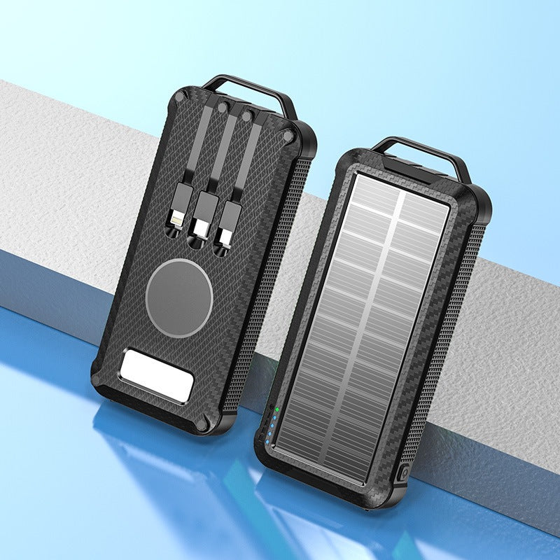 Solar Powerbank mit Kabelloser Ladetechnologie Brehn