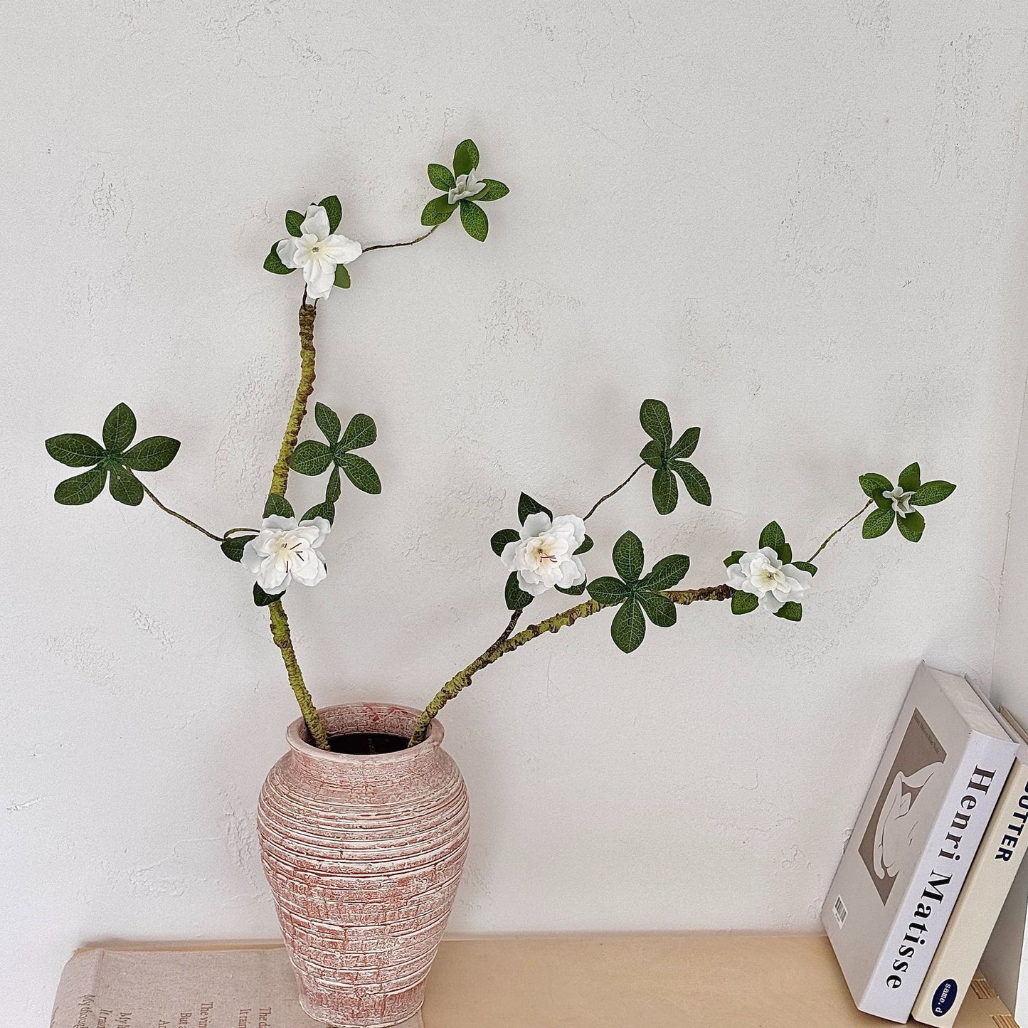 Künstliches Azaleenblumenarrangement Vintage