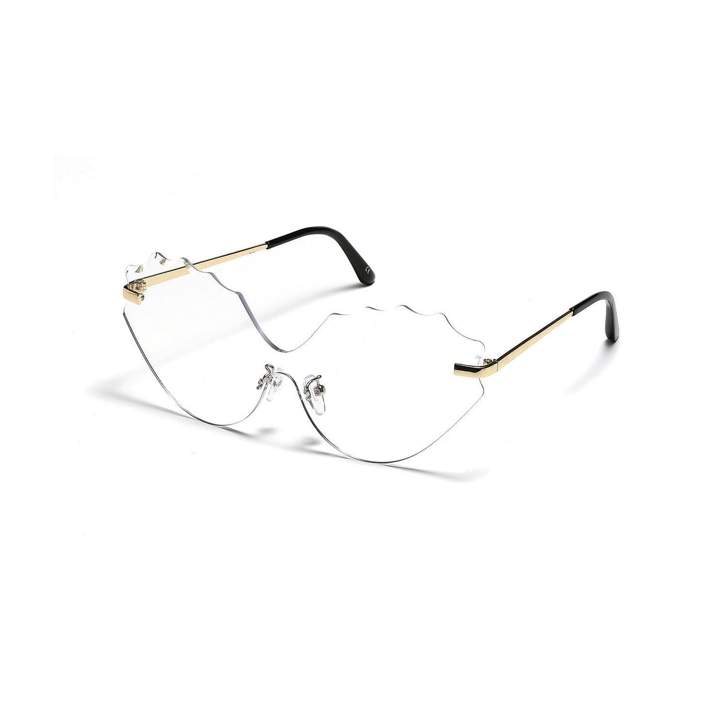 Damen Sonnenbrille mit einzigartigem Wellen-Design Brehn