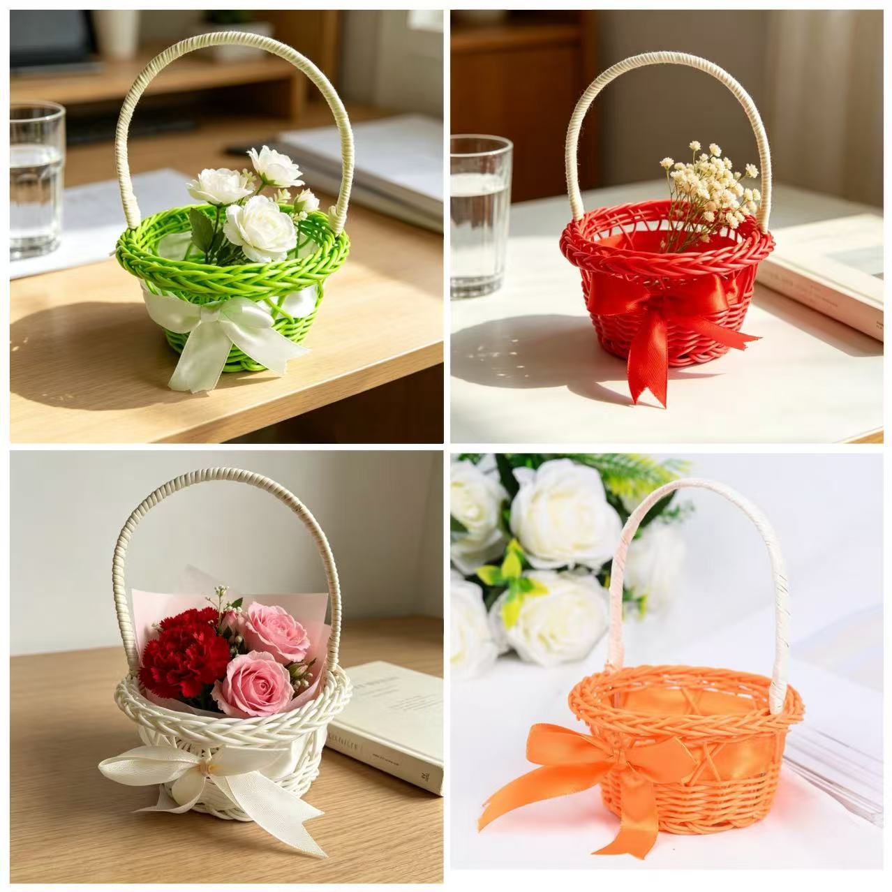 Dekorative handgewebte Geschenkkorb Brehn