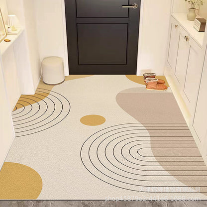 Abstrakter geometrischer gemusterter Bereichsteppich