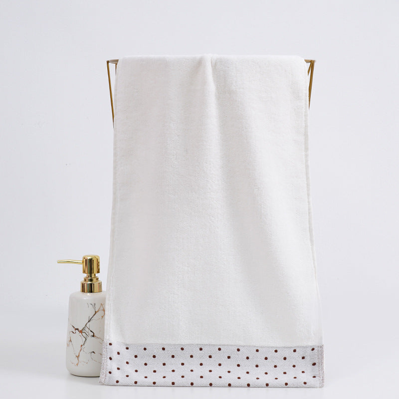 Frottee Handtuch Mit Stilvollem Punktedesign Brehn