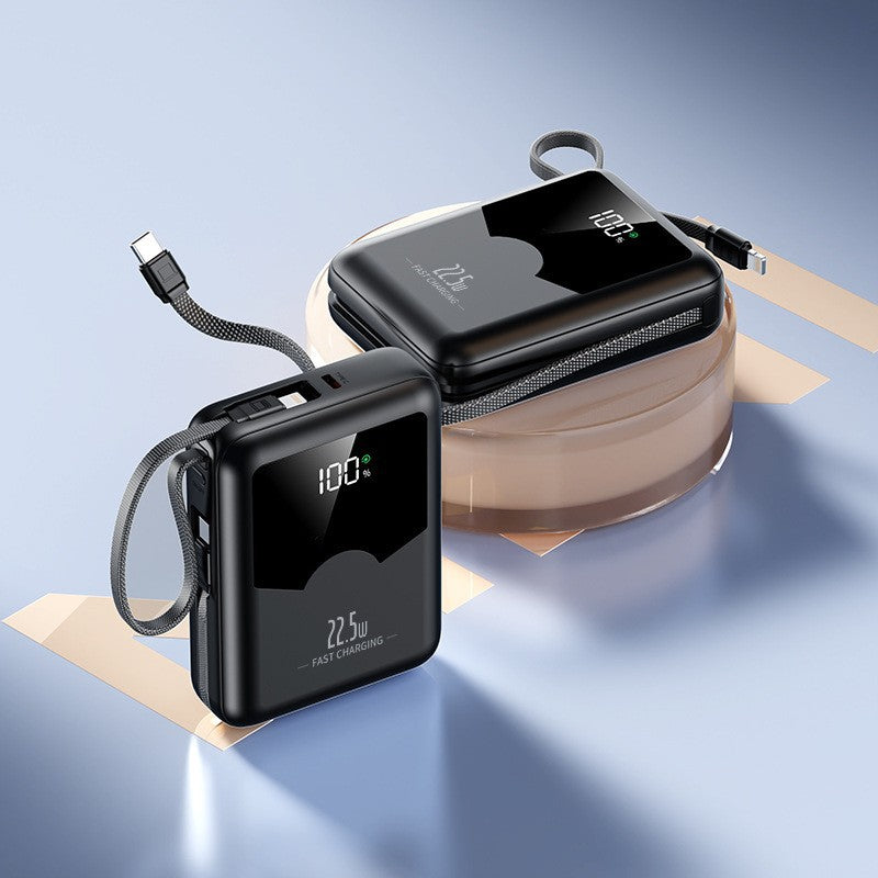 Tragbare Schnelllade-Powerbank mit Digitaler Ladestandanzeige und Intuitiver Bedienung Brehn