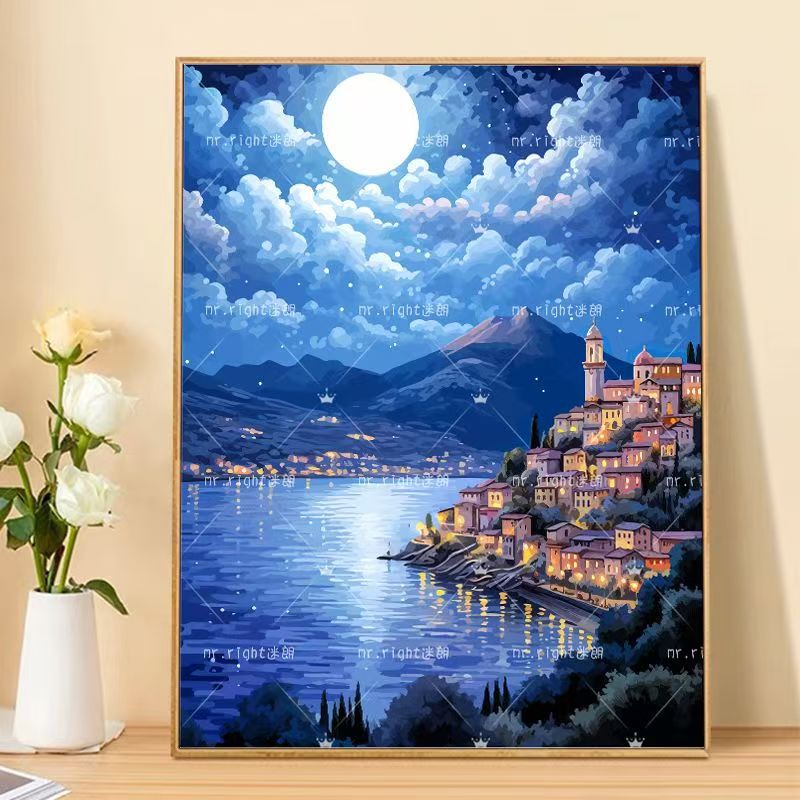 Fantasy Landschaft Kunstdruck Brehn