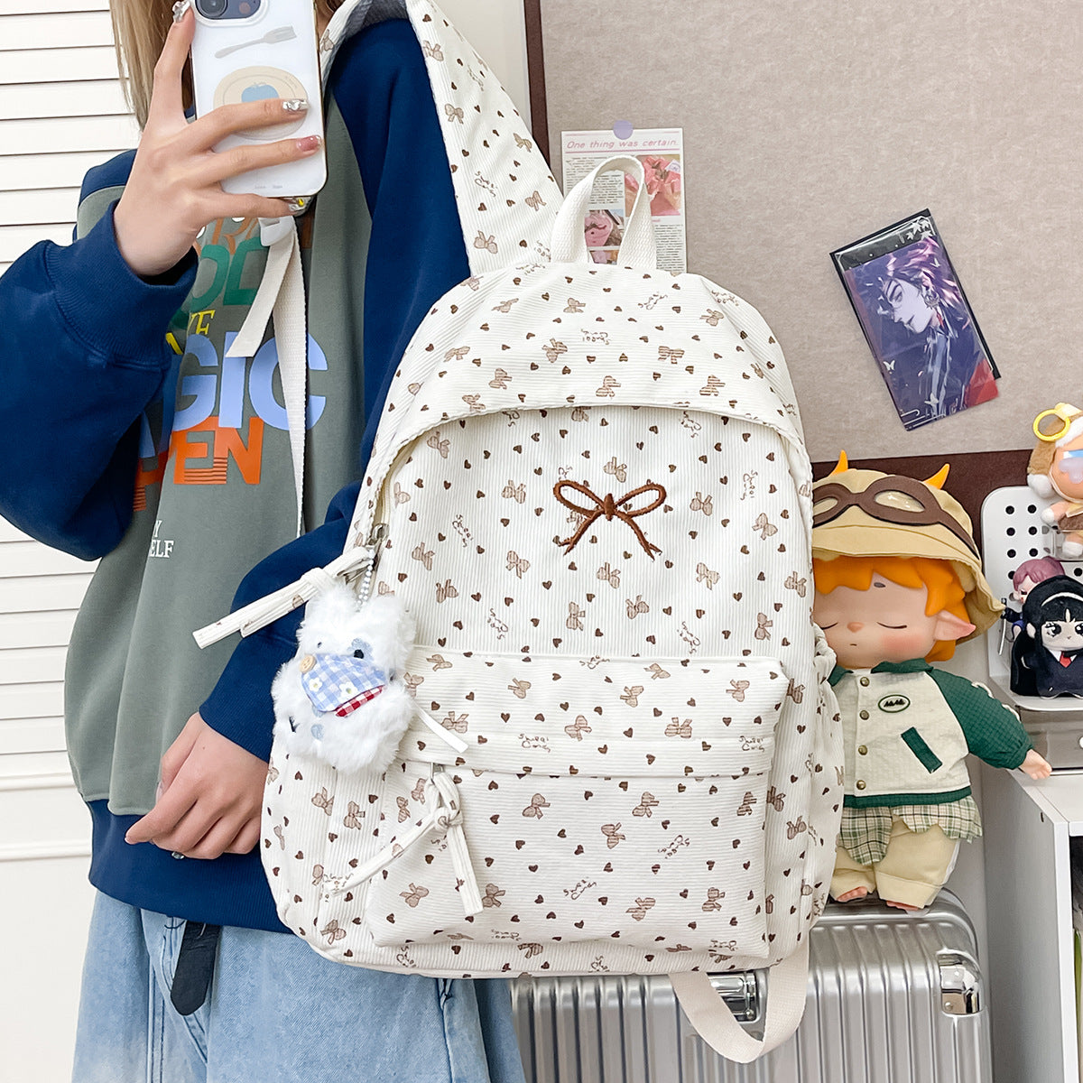 Blumenmuster Reiserucksack Brehn