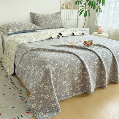Umkehrbare gesteppt Blumendecken-Set
