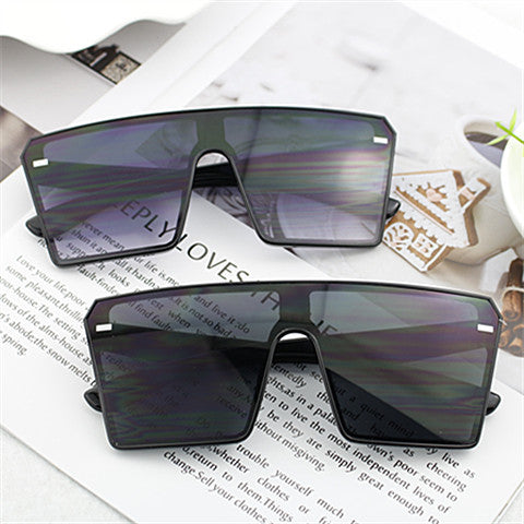Damen Oversized Shield-Sonnenbrille Brehn