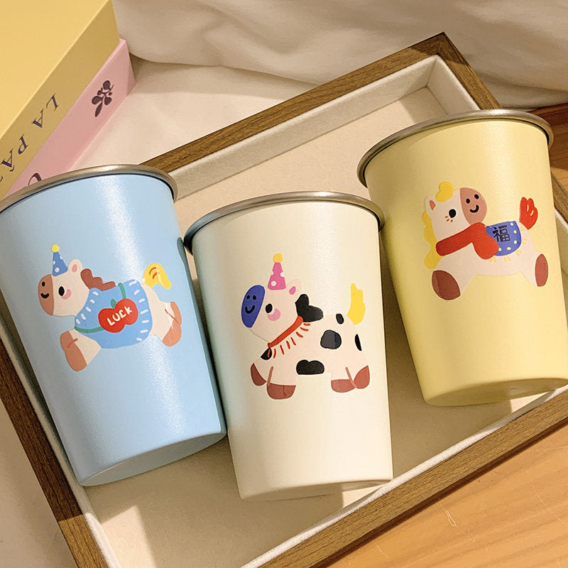 Trinkbecher mit Lustigem Kuhdesign Brehn
