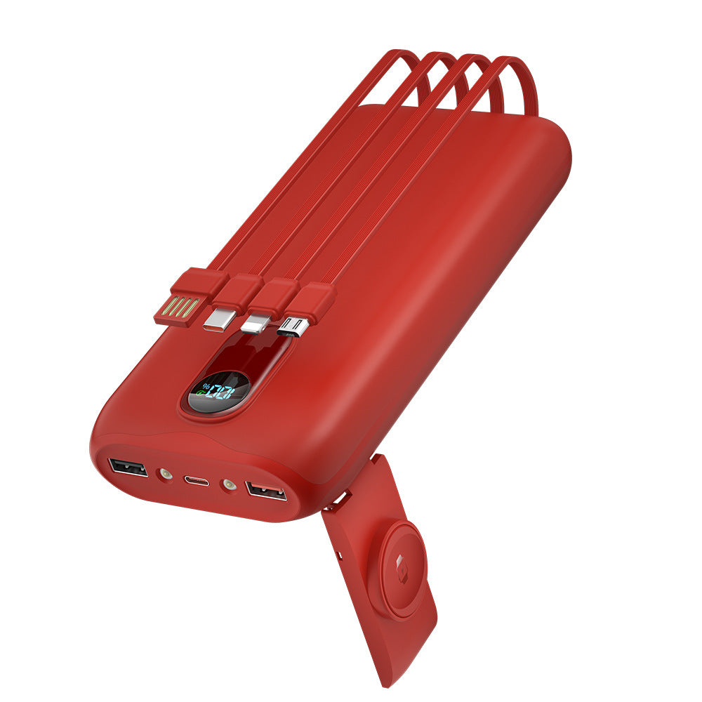 Tragbare Powerbank mit Schnellem Induktiven Laden und Mehreren Usb-Anschlüssen Brehn