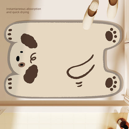 Verspielt Tierdesign Badmatte