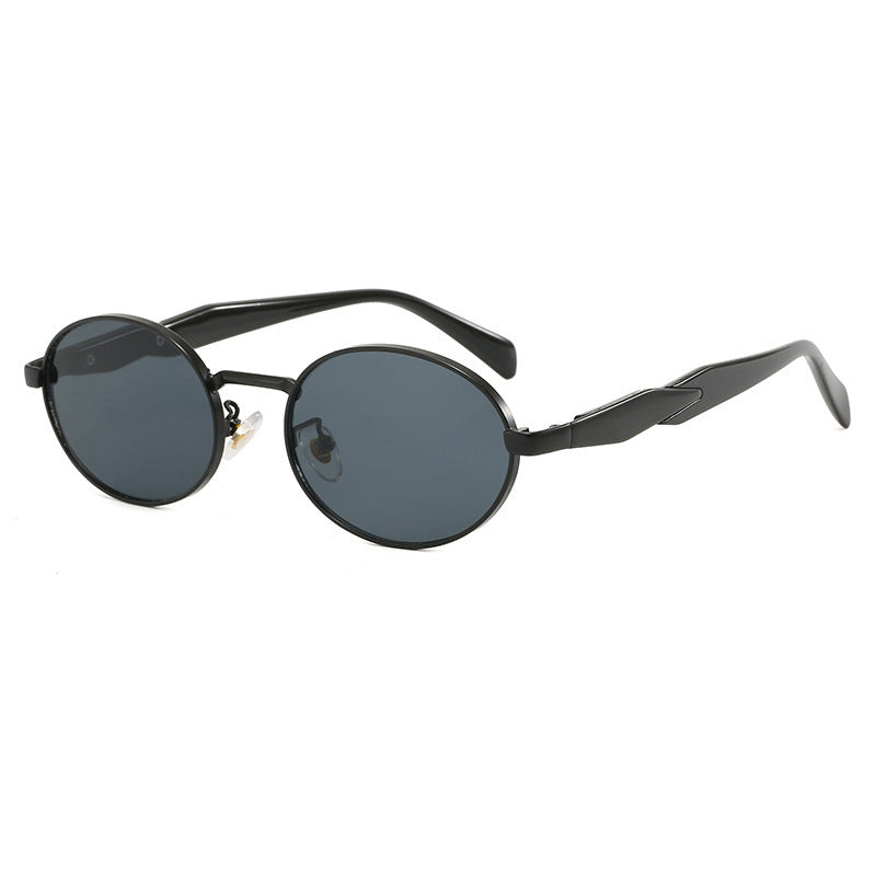 Damen Designer-Sonnenbrille mit hochwertigem runden Rahmen und schützendem UV-Filter Brehn