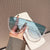 Damen Modische Oversized-Sonnenbrille mit innovativem Design Brehn
