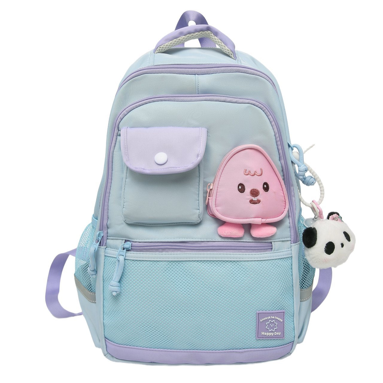 Kinderrucksack mit Verspieltem Tiermotiv und Vielseitigen Fächern Brehn