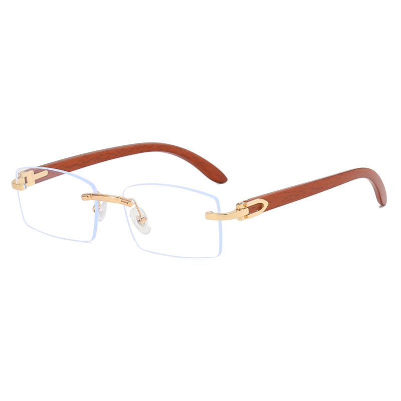 Damen hochwertige Sonnenbrille mit elegantem Holzrahmen Brehn