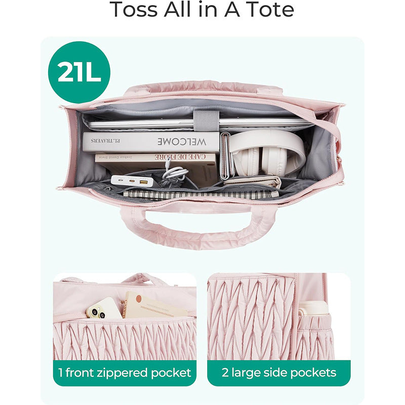 Elegante Handtasche mit Strukturierten Fächern Brehn