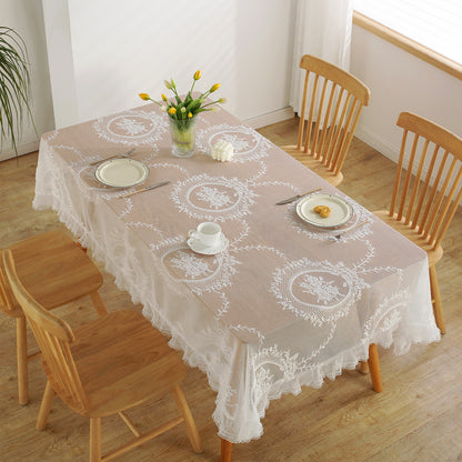 Elegante Spitze Überlagerung Tischdecke