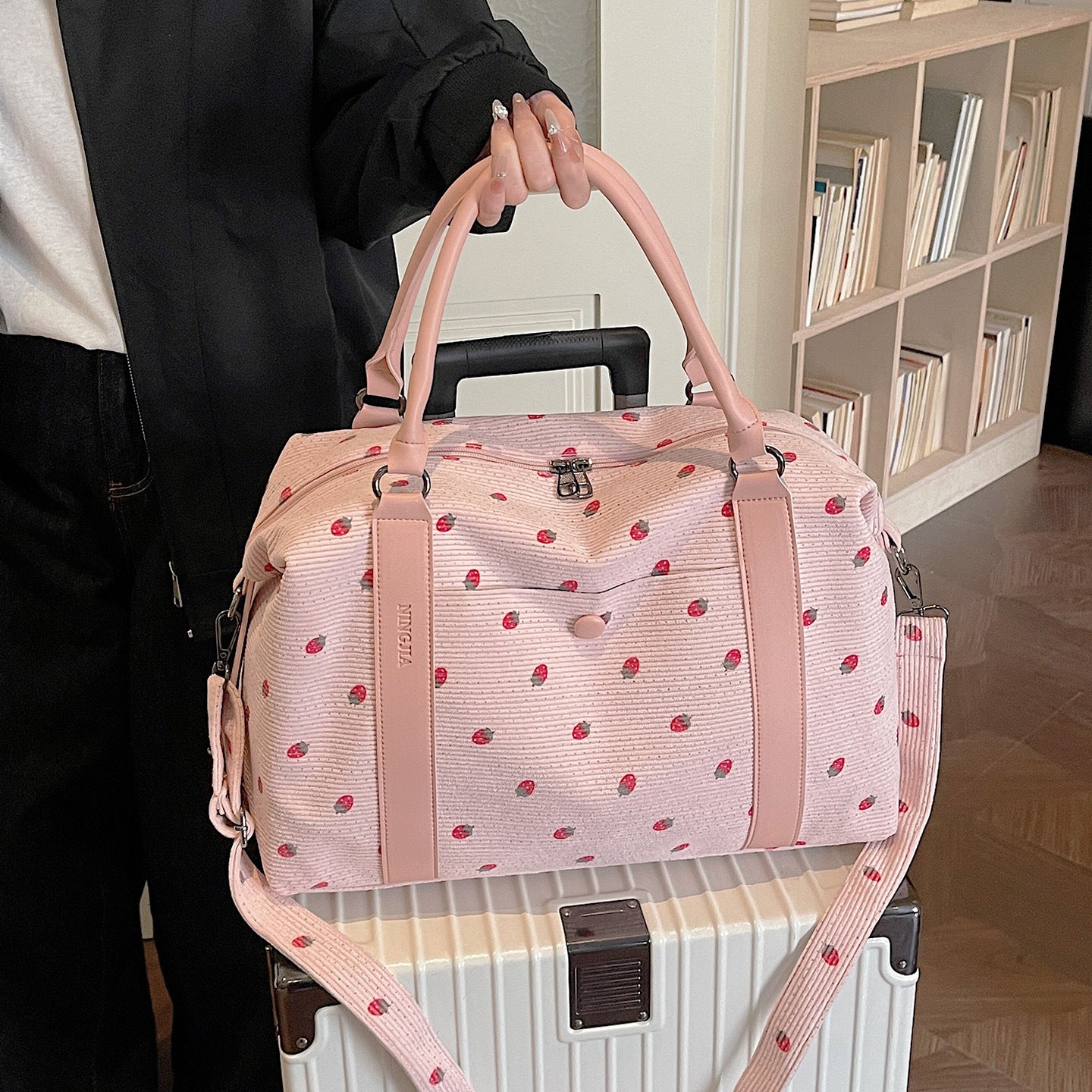 Stylische gesteppte Wochenend-Duffle-Bag Brehn