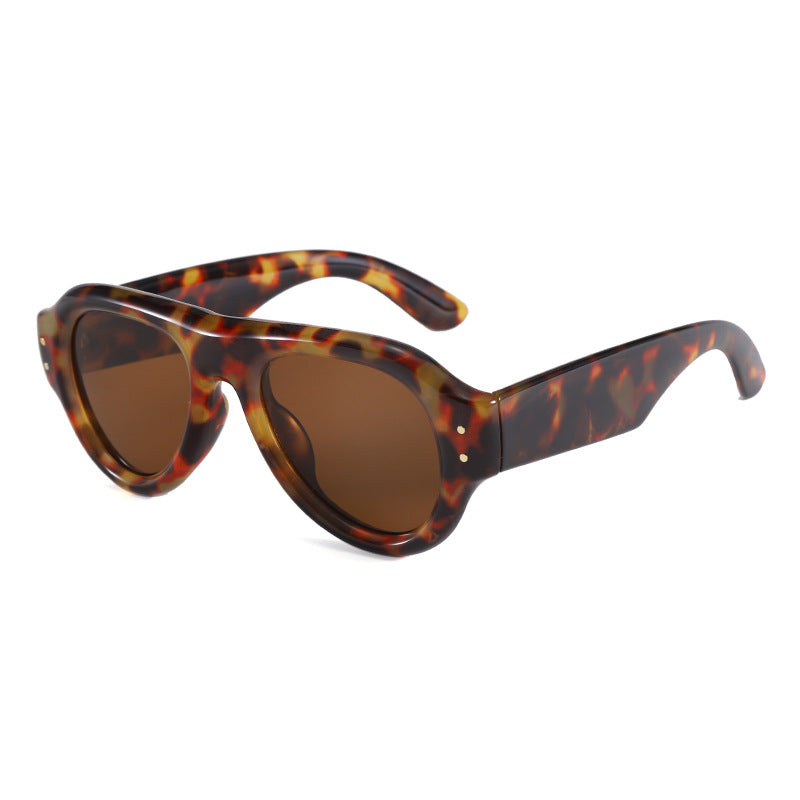 Damen ausgefallene Sonnenbrille im Retro-Stil Brehn