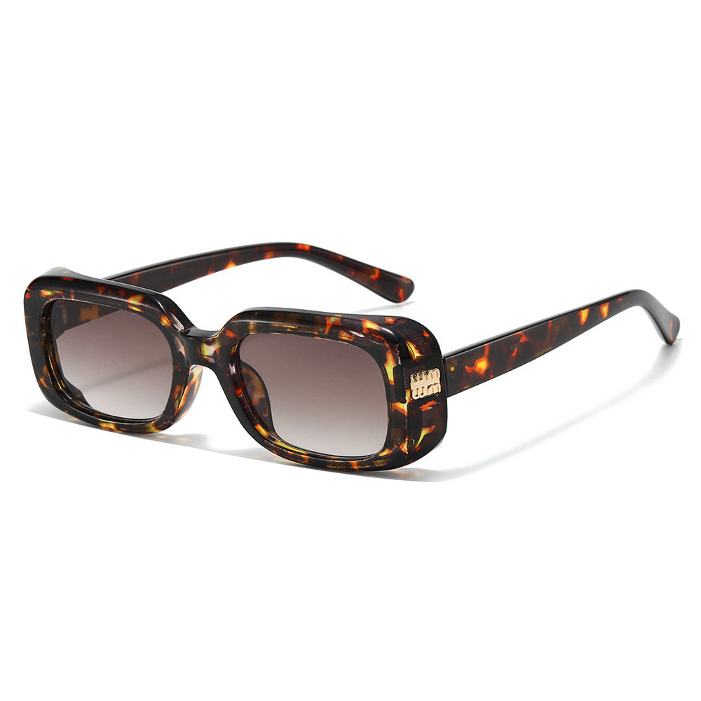 Fette Rechteck-Rahmen-Sonnenbrille Brehn