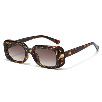 Fette Rechteck-Rahmen-Sonnenbrille Brehn