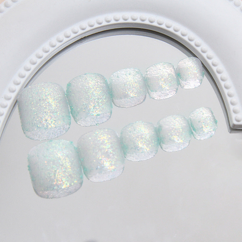 Glitzerndes Pediküre-Set Brehn