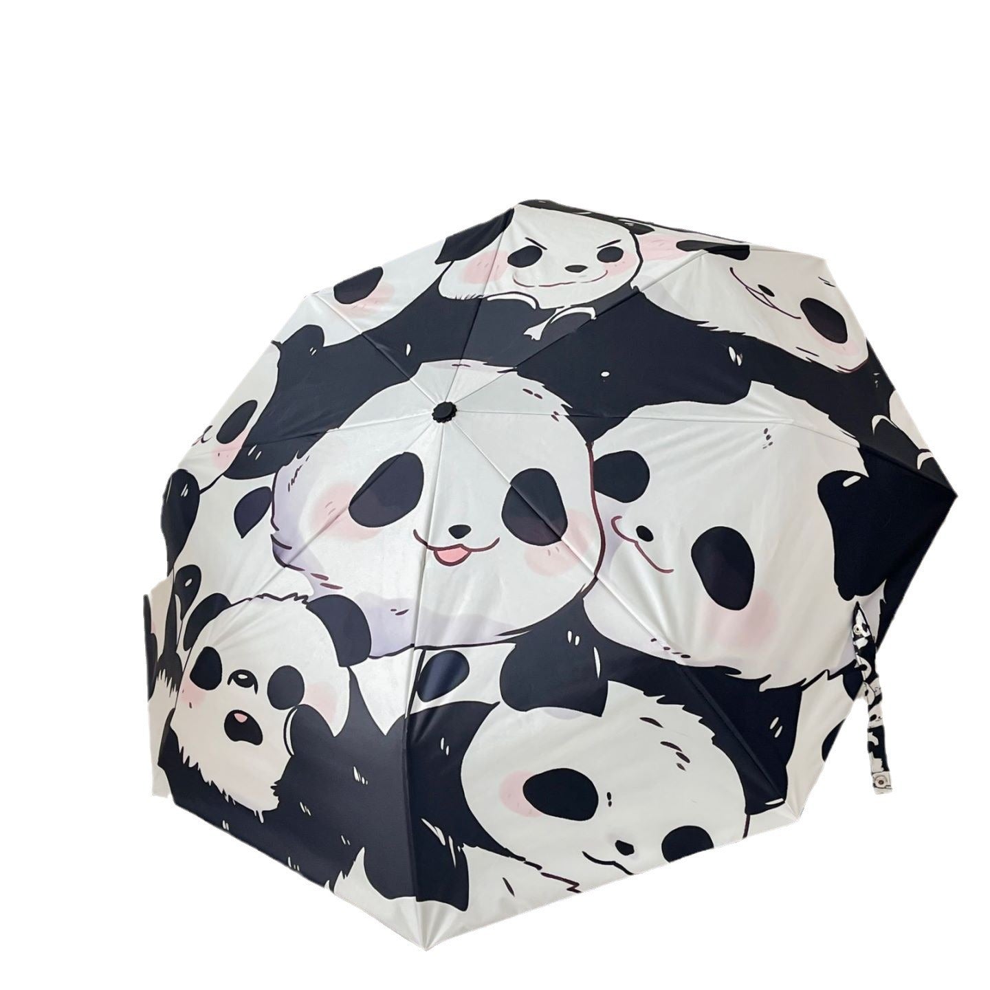 Damen Faltregenschirm mit verspieltem Pandadesign Brehn