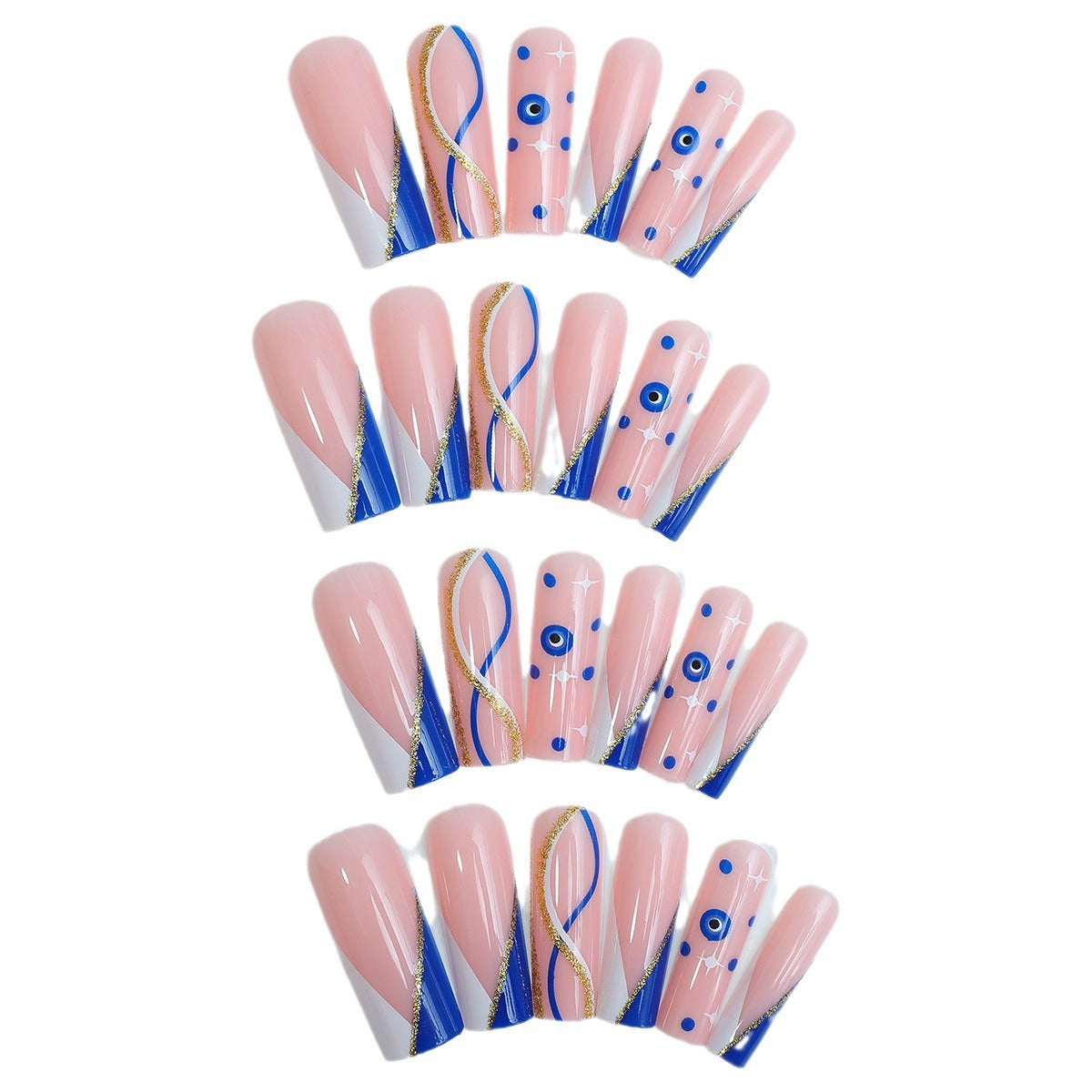 Künstlerische Press-On Nagelkollektion Brehn