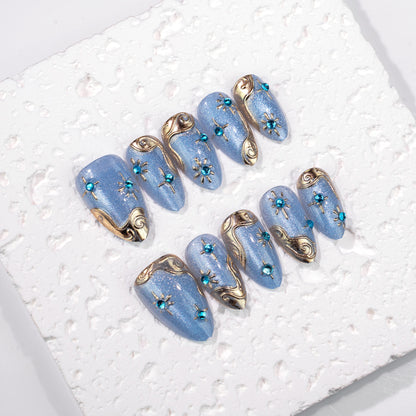 Elegante Press-On-Nagelset Brehn