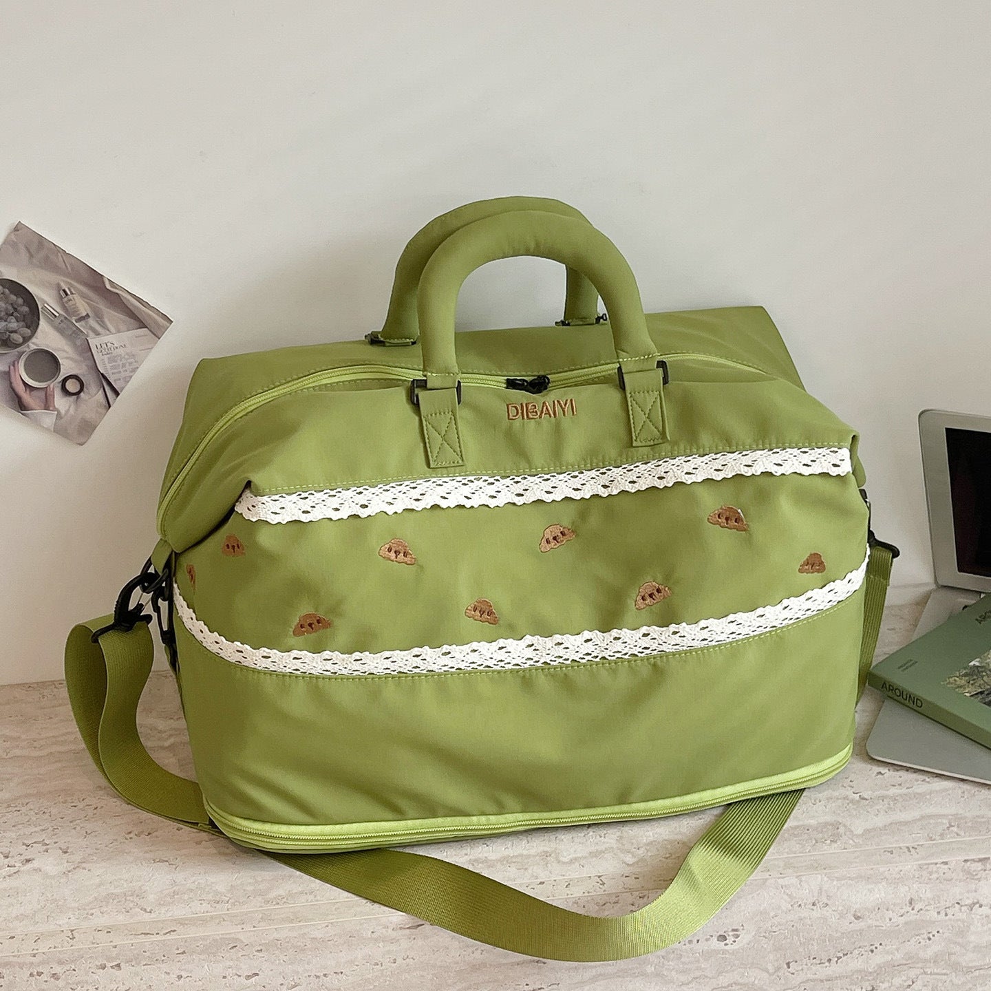 Mode Multi-Taschen Reise Duffle Brehn