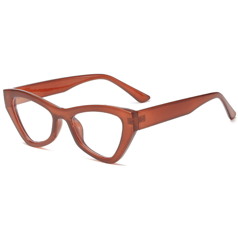 Damen Cat-Eye-Brille mit modischem transparenten Rahmen Brehn