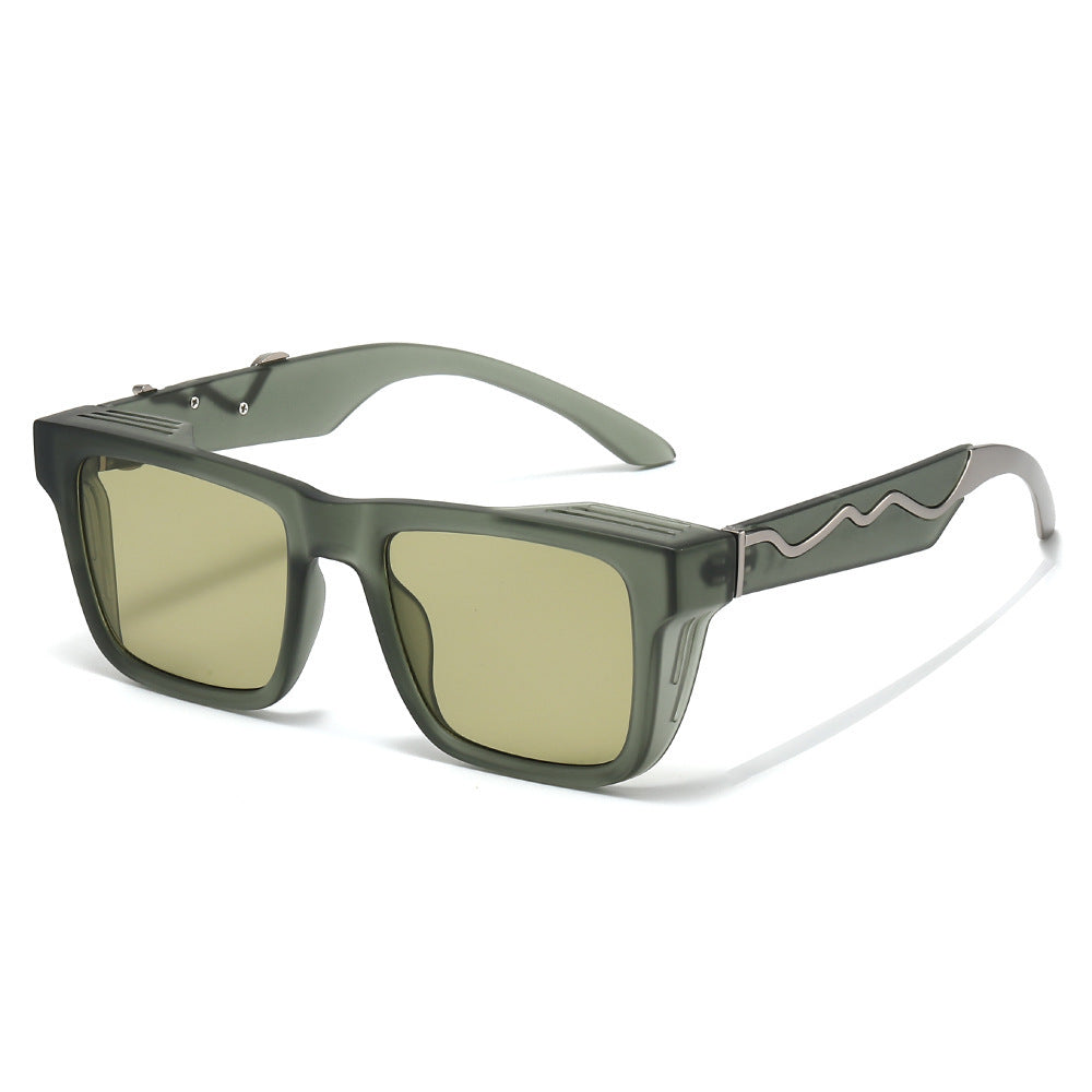 Damen modische Sonnenbrille im markanten, kantigen Design Brehn