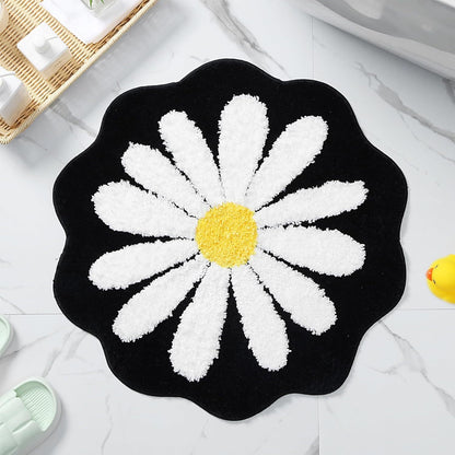 Florale Form Badmatte