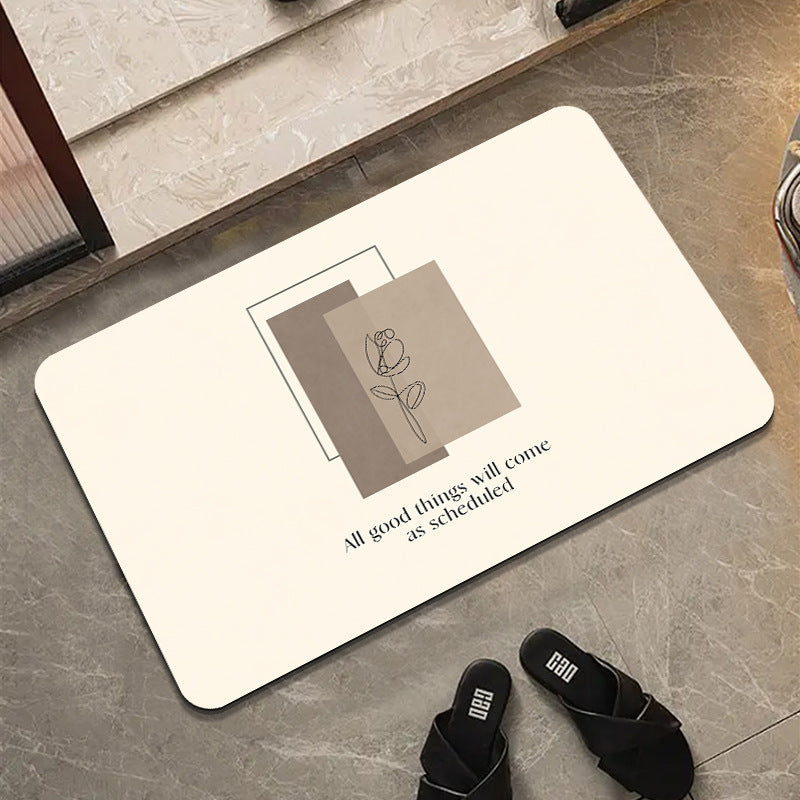 Inspirierende Phrase Fußmatte Brehn