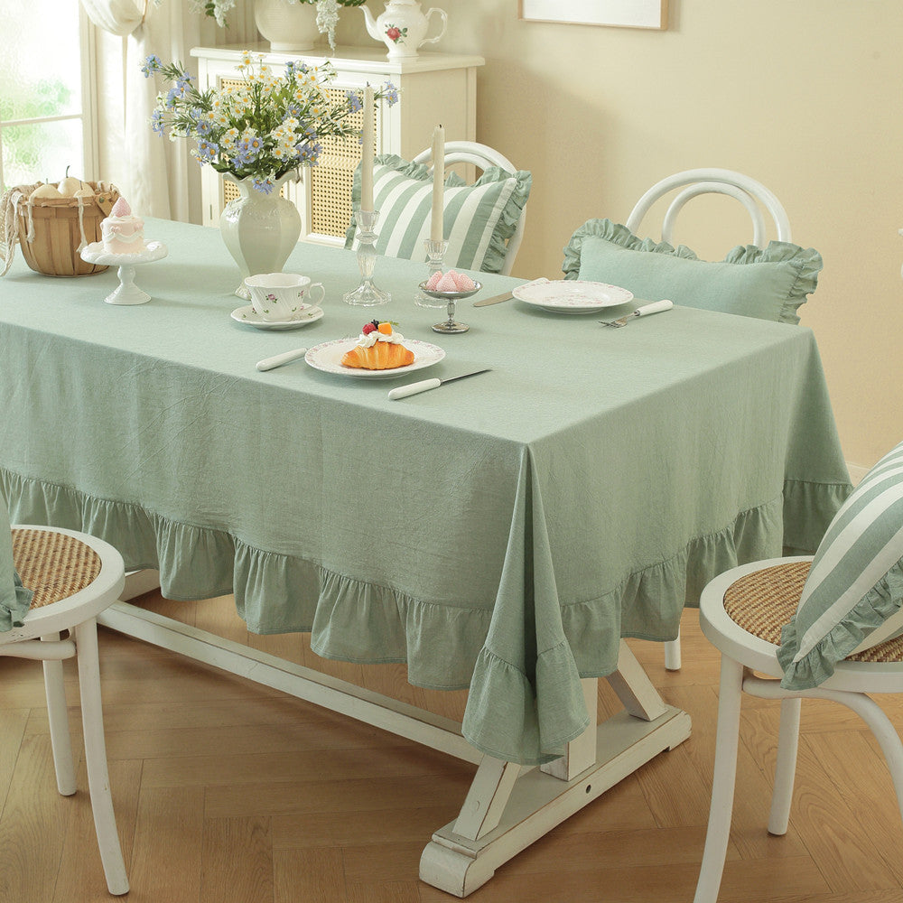 Ruffled Gestreifte Tischdecke