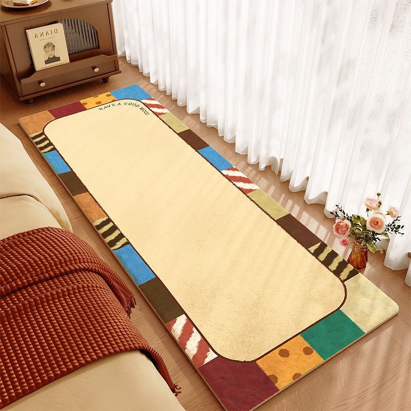 Farbige Patchwork-Teppich