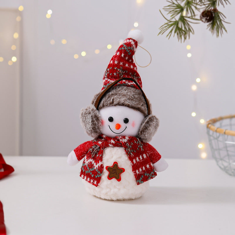 Dekorative Schneemann Figur Brehn