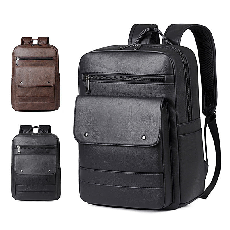 Rucksack Aus Hochwertigem Kunstleder mit Viel Stauraum und Ergonomischem Design Brehn
