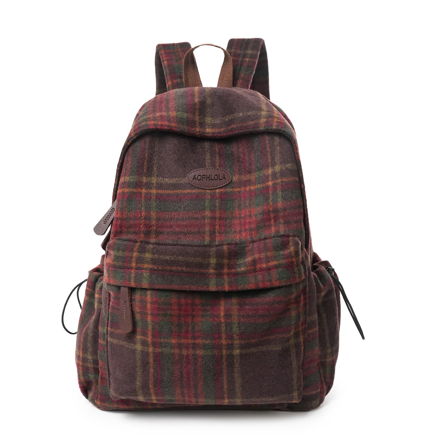 Gemütlicher karierter Schulrucksack Brehn