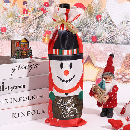 Weihnachtsweinflaschenhülle Brehn