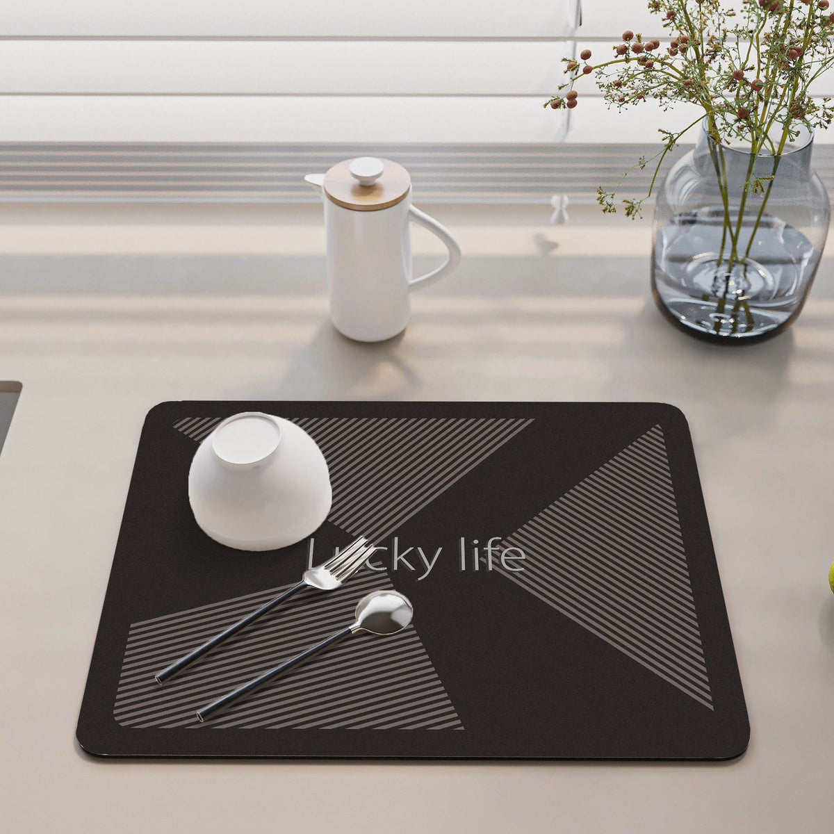 Stylische rutschfeste Platzsets