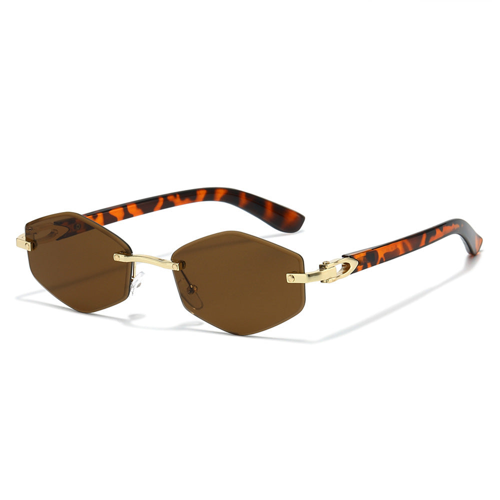 Futuristische sechseckige Rahmen Sonnenbrille Brehn