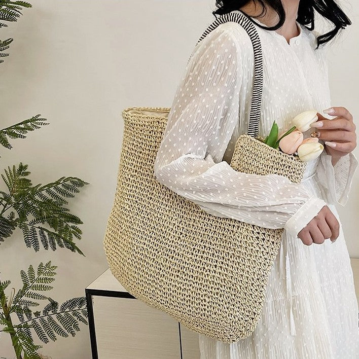 Handgeknüpfte Tragetasche mit Filigranem Design Brehn