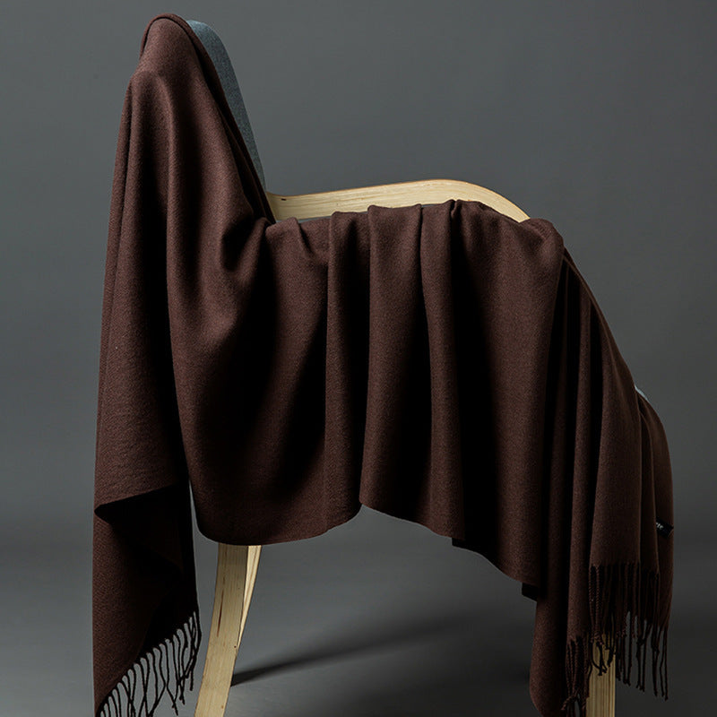 Luxuriöse Cashmere-Mischung Wurfdecke