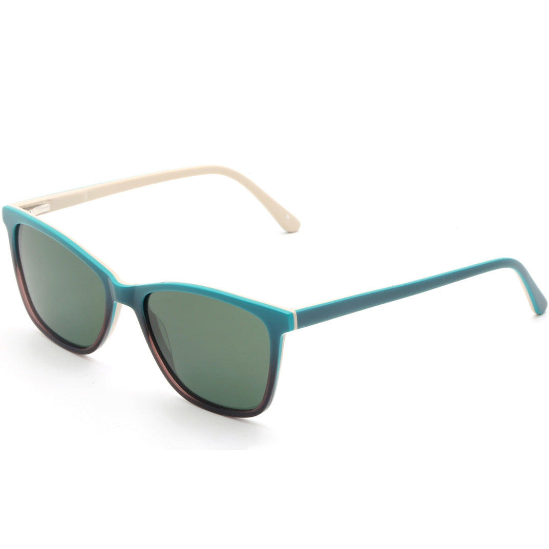 Damen moderne rechteckige Sonnenbrille Brehn